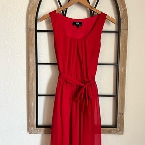 Vibrant red short dress